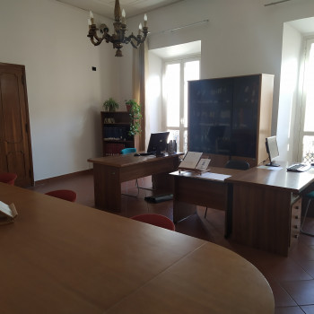 Particolare della Sala di studio dell'Archivio di Stato di Grosseto, liberamente e gratuitamente accessibile per la consultazione del materiale archivistico